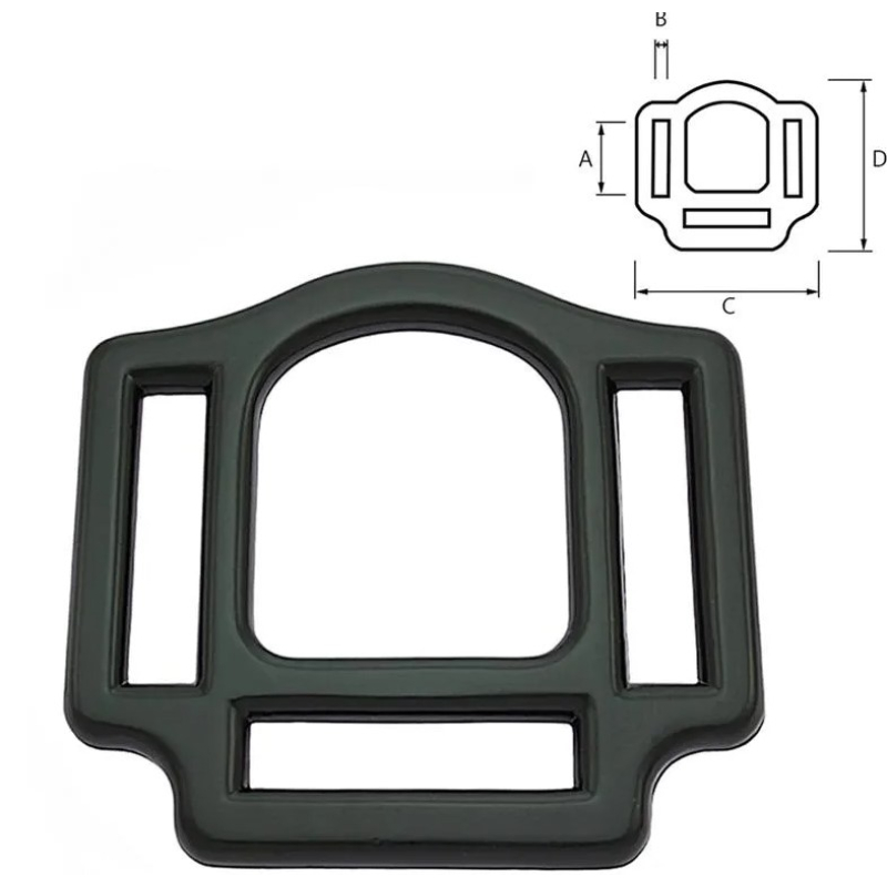 halsterrring 25/3  zwart